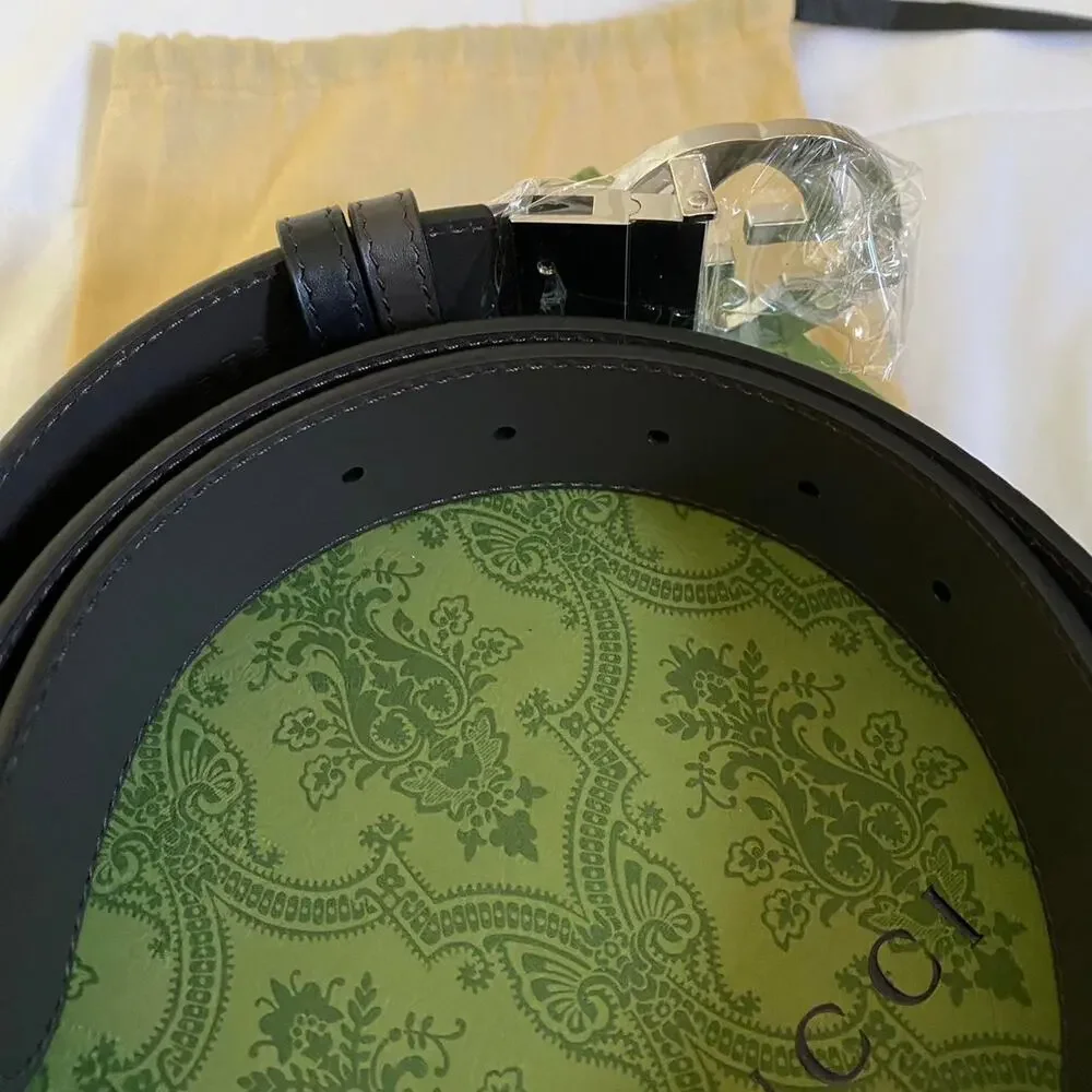 Gucci reversible belt with interlocking G buckle - size 100 EU / 40 US